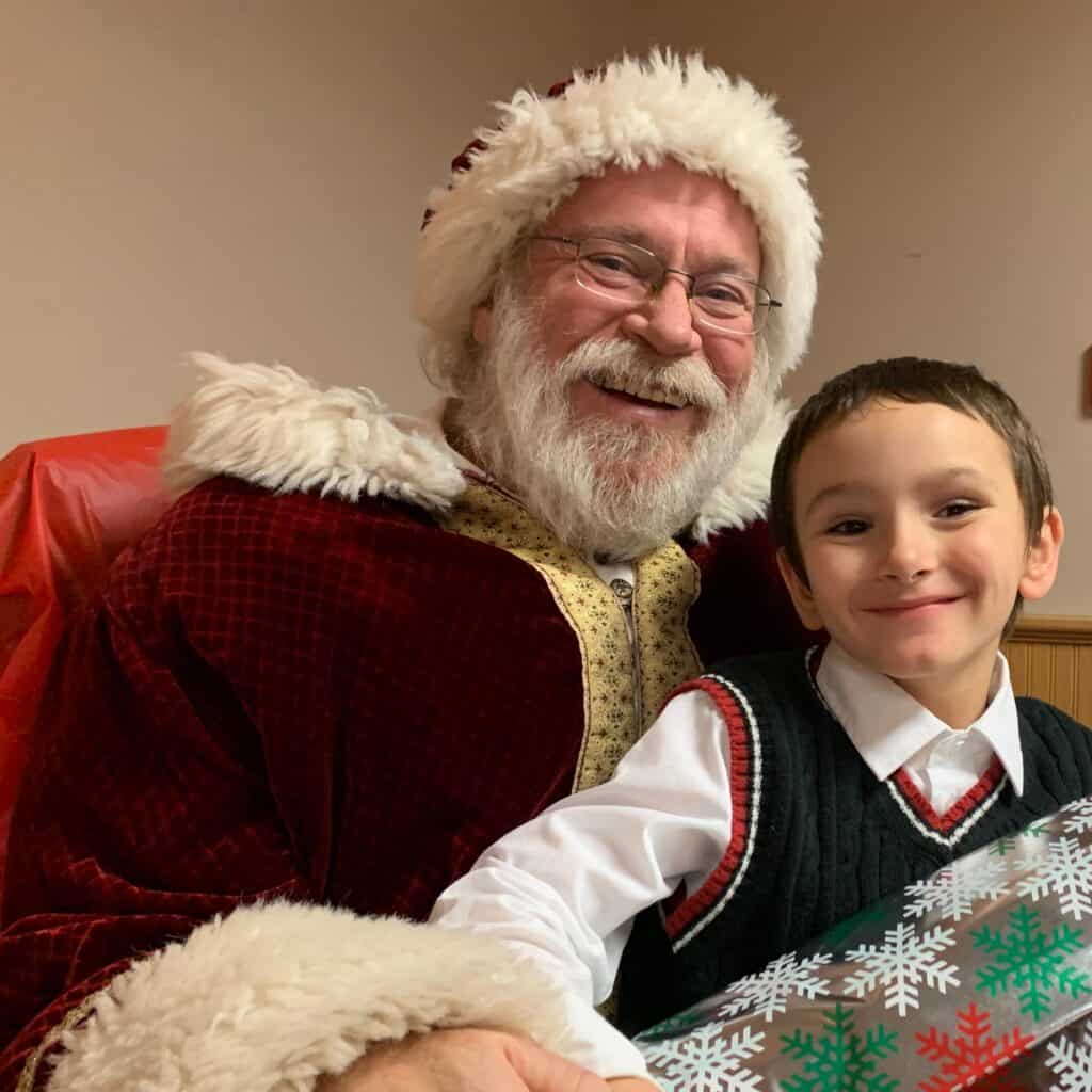 Santa with kids2